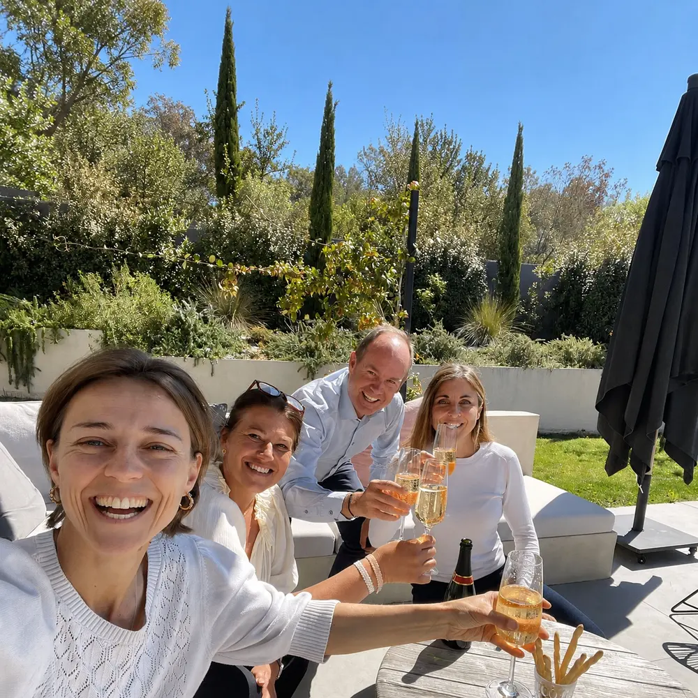 L’équipe du Mas des Audacieux à Aix-en-Provence