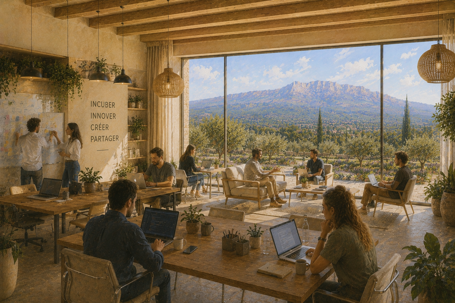 Incubateur et espace de travail du Mas des Audacieux